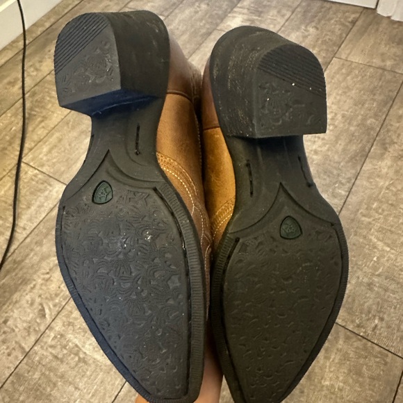 Brown leather cowboy boots 6.5 - Picture 5 of 8